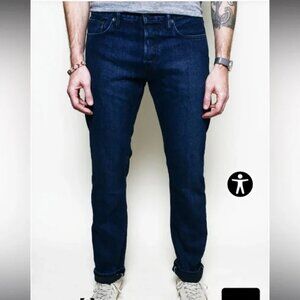 RGT Rogue Territory Mens Denim Jeans 28 Stanton Dark Wash Slim Straight Japan 29